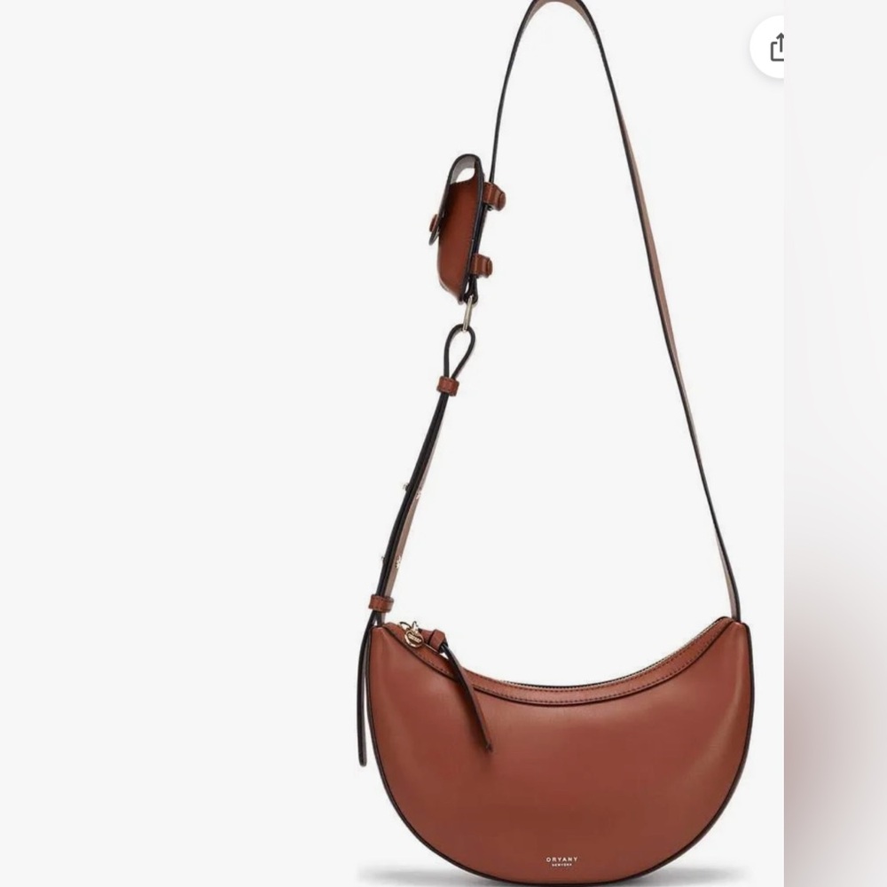 orYANY Tan Leather Crossbody Bag